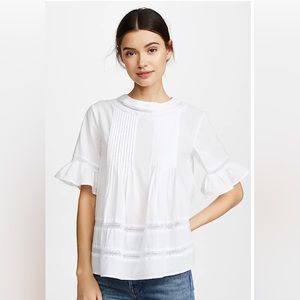 English Factory Lace Boho Blouse